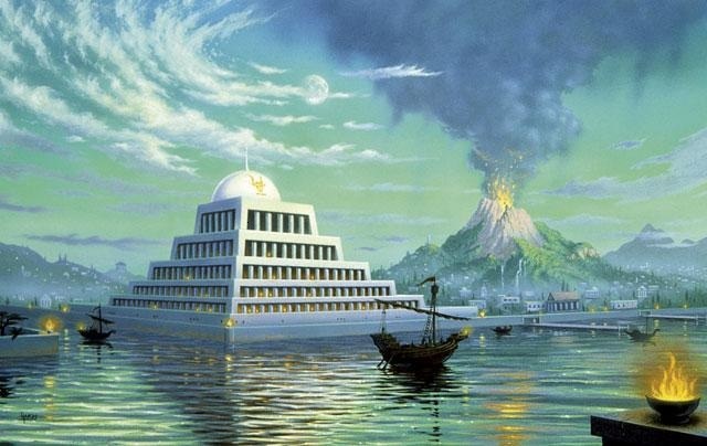 An artist's impression of Atlantis